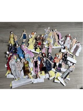 Vintage 1980's Tom Tierney Fashion Paper Dolls 1920s Fashion